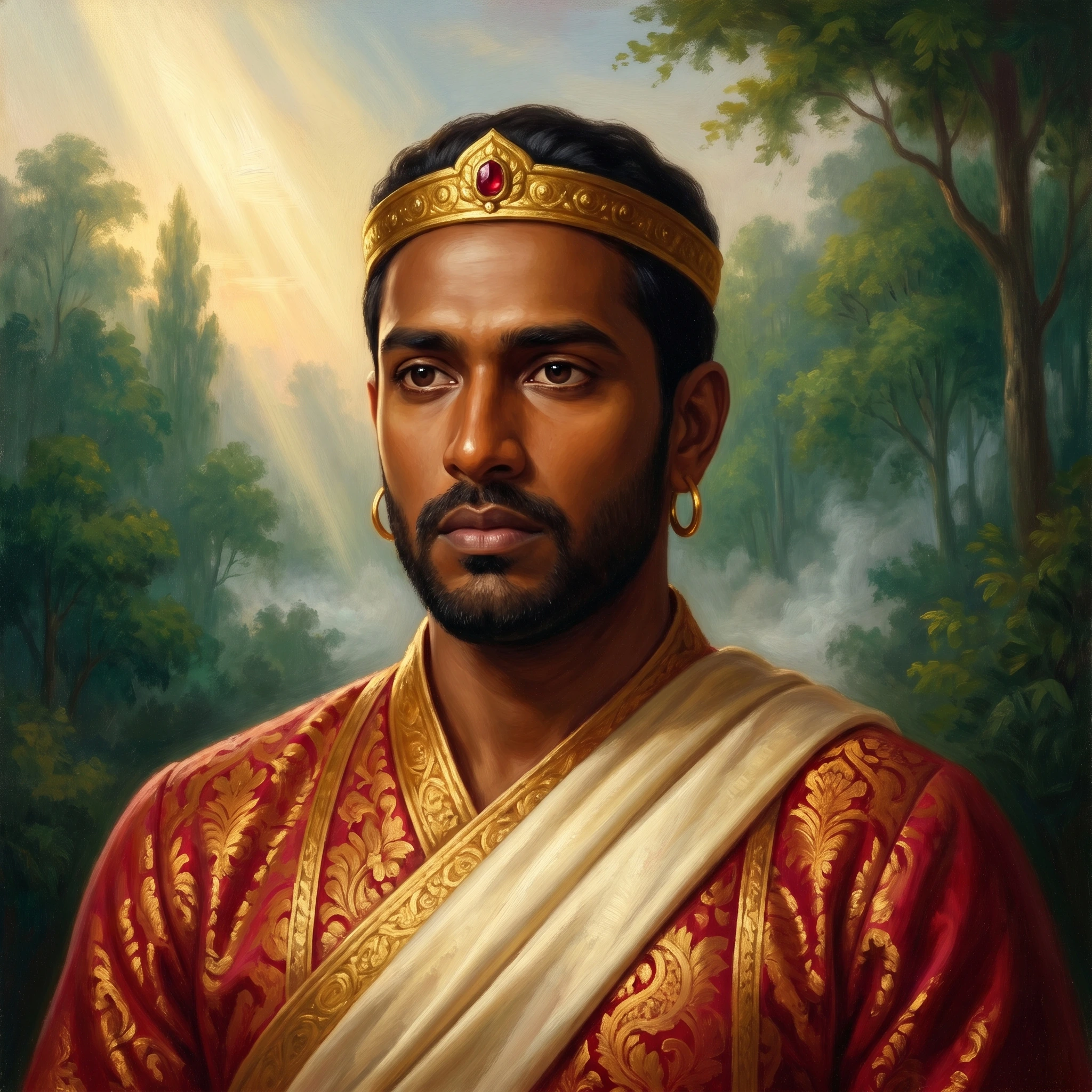 Dushyanta — King of India, descendant of Puru