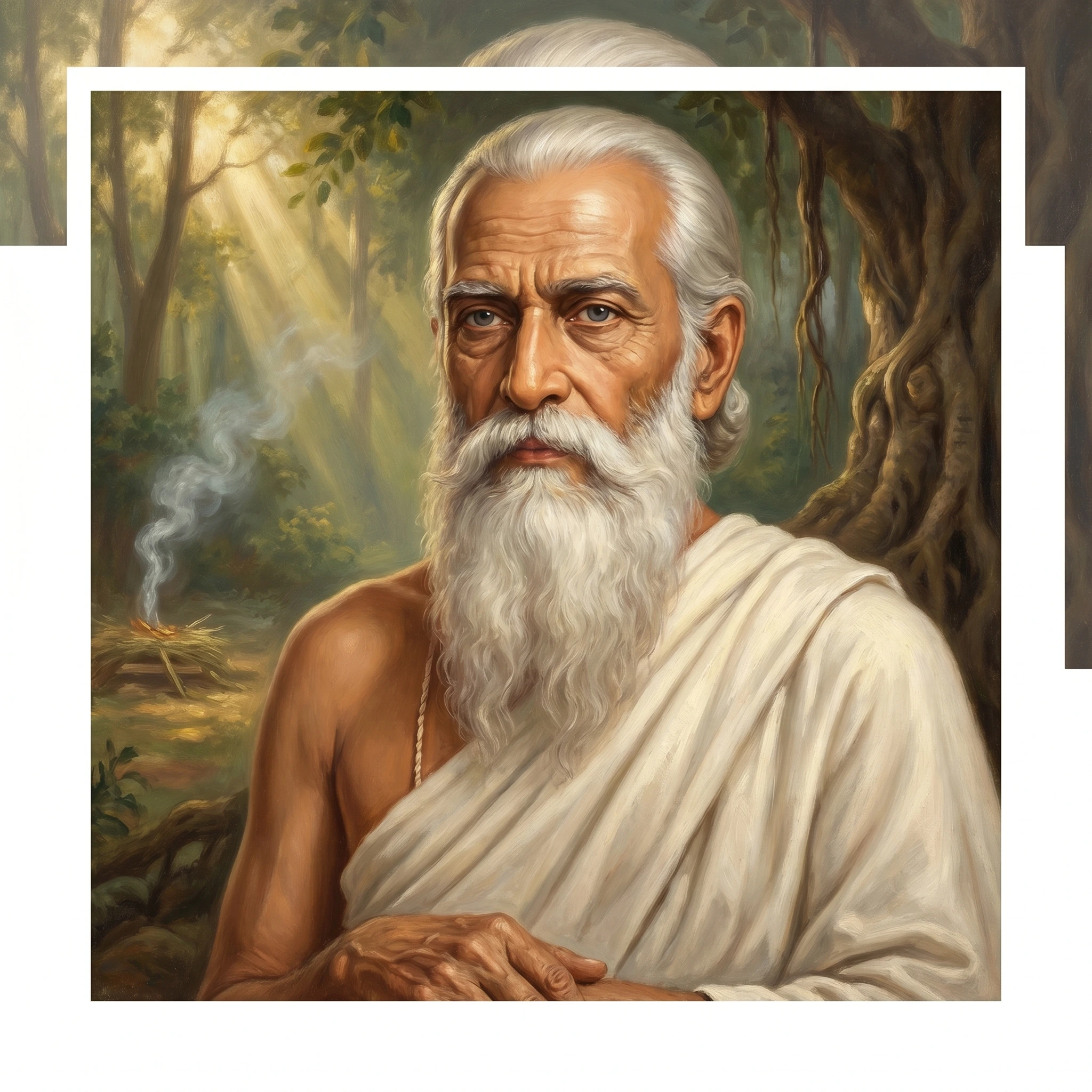 Sage Kanva — Foster-father, chief of the hermitage